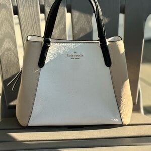 kate spade Elegant Black and Cream Satchel